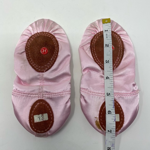 Pink Sequined Ballet Slipper Shoes - Picture 8 of 9